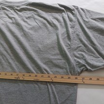 Puritan Henley Men's Gray Shirt Long Sleeve Measured Size 3XL image 8