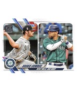 2021 Topps #US80 Wyatt Mills &amp; Jose Godoy RC Rookie Card Seattle Mariners ⚾ - $0.89