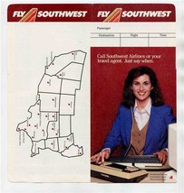 Southwest Airlines Ticket Jacket Just Say When 1985 - £14.24 GBP