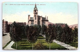 Postcard Lewis Clark County Court House Helena Montana Ed Mitchell Co. - £3.55 GBP