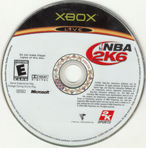 NBA 2K6 Original Xbox Video Game DISC ONLY kobe bryant basketball 2006 mamba - £6.75 GBP