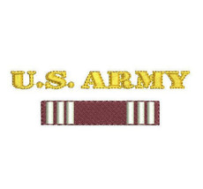 US ARMY Good Conduct Ribbon design Army Military Embroidered Polo Shirt - £26.03 GBP