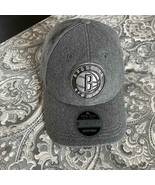 New Era Black Label Brooklyn NY Nets 9Twenty Adjustable Hat Wool Blend - £19.16 GBP