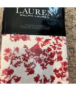 New RALPH LAUREN Flannel Rhyne Red Floral Standard Pillow Cases COTTON 1... - £31.06 GBP