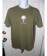 LIFE IS GOOD &quot;Tee It Up&quot; Golf-Ball Brown Short-Sleeve T-Shirt Size M Men... - $23.00