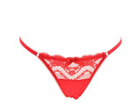 L&#39;AGENT BY AGENT PROVOCATEUR Womens Thongs Lace Floral Red Size S - $38.33