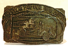 Vintage Saylor TWP Volunteer Fire Department Belt Buckle 150Des Moines Iowa - £13.13 GBP