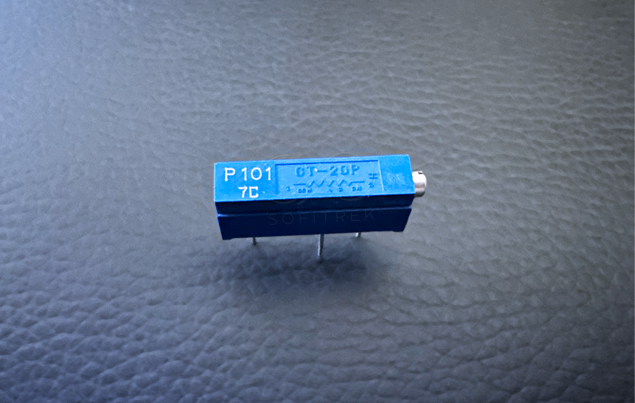 5Pcs CT-20EP101 Nidec Copal CT-20 100Ohm Cermet Trimmer Side Adjust PC Pin - $7.50