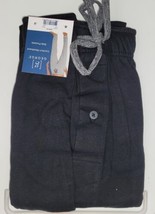 Men&#39;s George Knit Black Sleep Pants, Small, Men&#39;s Pajamas, Comfort Waist... - $9.87