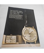 Timex Electric You Don&#39;t Wind It Up, You Turn it On Vintage Print Ad 1967 - $9.98