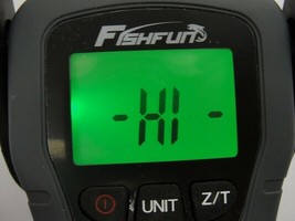FishFun Digital Fishing Scale Electronic 110lb/50kg Capacity Portable - £31.53 GBP