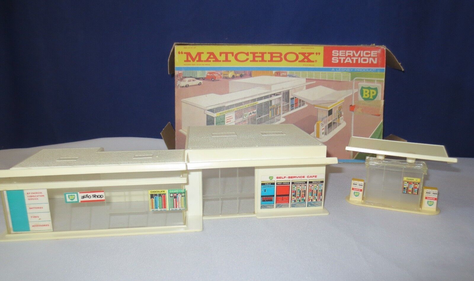 Primary image for Vintage Lesney Matchbox BP Service Station MG-1 Made in ENGLAND  RARE