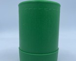 Word Yahtzee Game Replacement Part Shaker Cup Dice Green Milton Bradley USA - $6.89