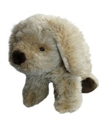 Vintage Russ Berrie Plush Homer Puppy Dog 14&quot; Tan Grey Stuffed Animal #8... - £33.69 GBP