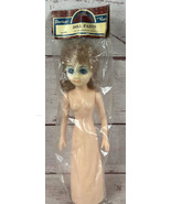 Vintage 13&quot; Female/Girl Cone Doll Hair/Makeup/Blue Eyes-Crafts - $13.52 CAD