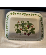 Portmeirion Summer Strawberries Lasagna Baking Dish, Casserole, 12.5&quot; EUC - £45.65 GBP