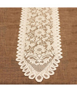 White Vintage Lace Table Runner Dresser Scarf Solid Color Wedding Party ... - $17.54 CAD
