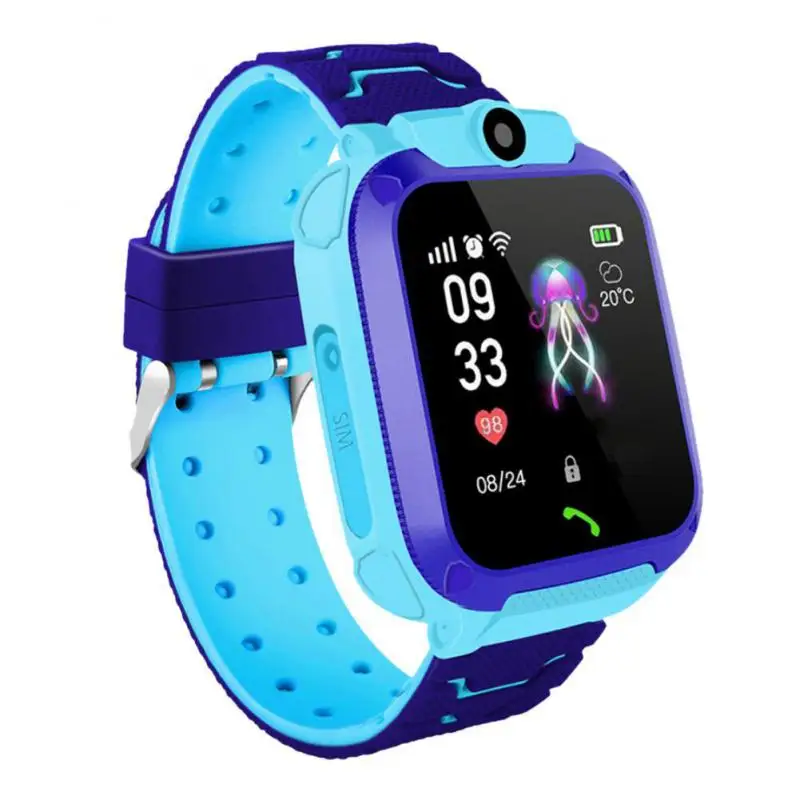 With 4G Sim Card Smart Watch For Child 4G Smartwatch WIFI Tracker Voice ... - £21.73 GBP
