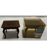 2pc set Dollhouse Chess Checker Board Table Mini Dreams - $226.45 MXN