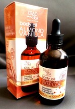 Dead Sea Body Oil Almond Vanilla Antioxidant Sooths Clears Mind 4 oz Bottle New - £15.77 GBP