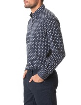 Rodd &amp; Gunn Gowan Valley Long Sleeve Shirt, Size Small, Color Navy - £47.13 GBP