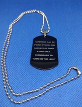 Happiness In Darkest Times Pendant Dogchain Necklace - $6.93