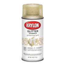 Krylon I00401 Glitter Aerosol Spray, Glistening Gold - $19.80