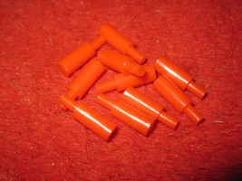1990's Battleship Board Game Piece: lot of 10 red 'HIT' peg markers - $1.00