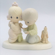 1987 Precious Moments With This Ring I Figurine 104019 Wedding Proposal Enesco  - £11.00 GBP