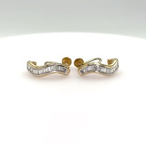 14k yellow gold earrings vintage - £1,111.53 GBP
