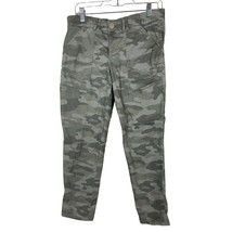 Democracy Ab Technology Camo Cargo Pants Womens Size 8 Green Ankle Length - £20.09 GBP