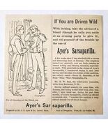 Ayer&#39;s Sarsaparilla 1885 Advertisement Victorian Quack Blood Medicine AD... - $27.87 CAD