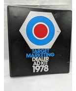Target Marketing Dealer And Kit 1978 3 Ring Binder - £74.52 GBP