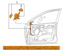 FORD OEM 03-07 Focus Door Side Rear View-Mirror Assy Right 6S4Z17682AA - $1,149.47 MXN