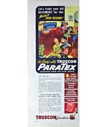 Truscon Paratex Chlorinated Rubber Base Floor Coating 1947 vintage print ad - $13.15 CAD