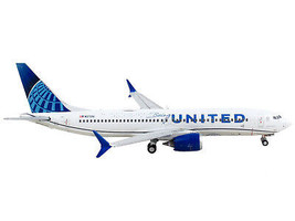 Boeing 737 MAX 8 Commercial Aircraft United Airlines - Being United Together Whi - £45.41 GBP