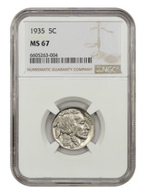 1935 5C Ngc MS67 - £669.24 GBP
