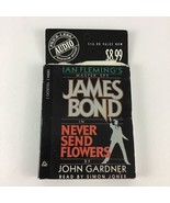 James Bond In Never Send Flowers Book On Tape Audio Cassette Vintage Gar... - $13.81