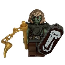 Lego Minifigure Castle Fantasy Troll Warrior 5 cas375 with Armor and Shield - $30.00