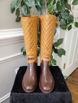 First Sight Brown Women Closed Toe Mid-Calf Casual Snow Riding Boots Siz... - $38.00