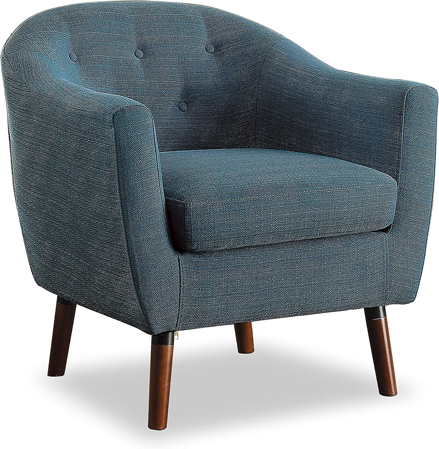 Primary image for Homelegance Fabric Barrel Chair, Blue