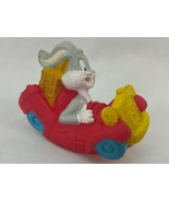 Warner Brothers. Looney Tunes Bugs Bunny in Rocking Car 1992 plastic IBF41 - $2.95