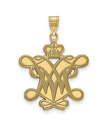 SS w/GP William And Mary XL Enamel Pendant - $182.61 CAD