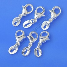 Sterling Silver Lobster Clasp Jump Rings 925 Tag Fittings Connector Comp... - $18.98