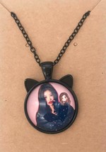 Kpop Korean Idol Group Jennie-3 Picture Black Stainless Necklace Chain Pendant - £3.89 GBP