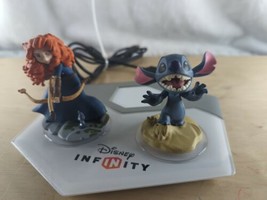 Disney Infinity 2.0 Base unit and Stitch And Merida Figures Bundle - £5.33 GBP