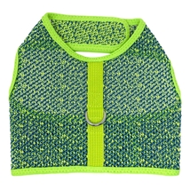 Active Mesh Neon Green and Blue Dog Harness with Matching Leash Sizes XS... - $10.00