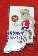 Vintage 1976 INDIANA JAYCEES Hat/Jacket/Vest PIN IN Basketball Player - $9.85