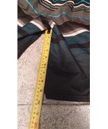 OP Swim Trunks Mens S 28-30 Colorful Striped Zip Cargo Pocket Mesh Lined... - $14.84