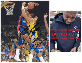 John Salley Signed 8x10 Photo Proof COA Autographed Detroit Pistons Bask... - £59.20 GBP